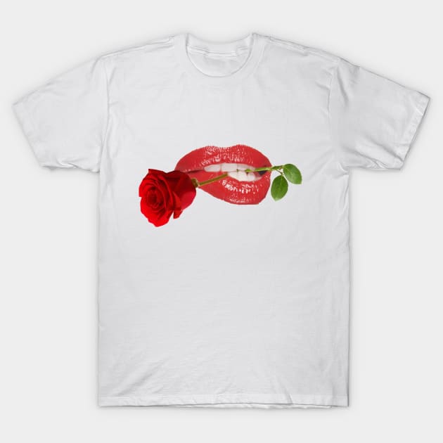 Rose Mask T-Shirt by retrorockit